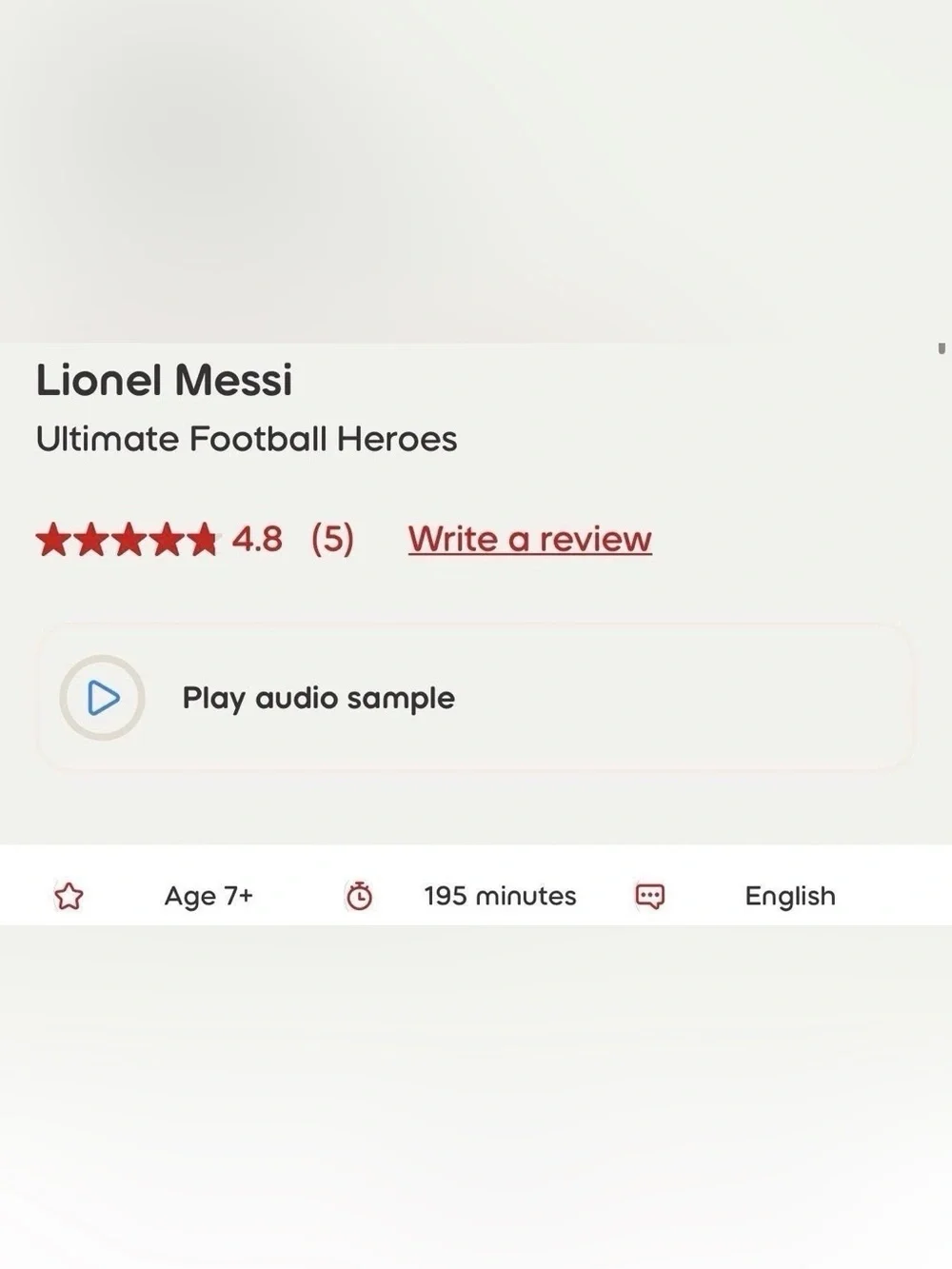 Messi Soccer Tonie Clever 3+ hrs. Content 🇬🇧 U.K. Exclusive Toniebox Tonies